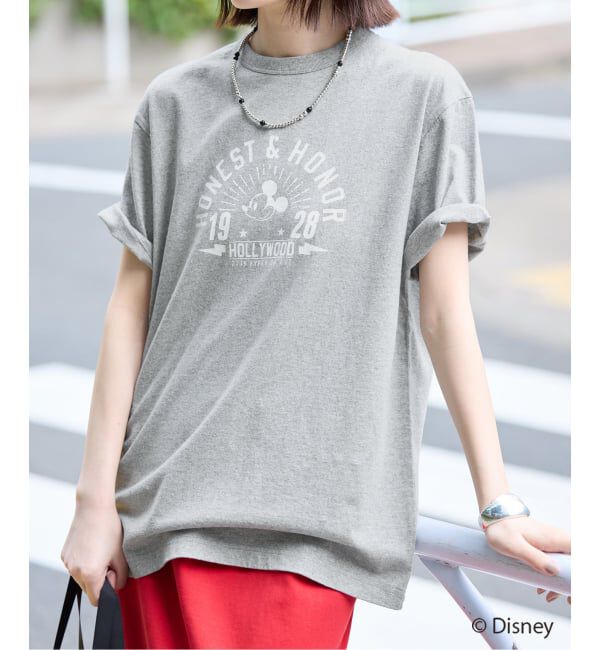 SLOBE IENA「《追加予約》Champion/チャンピオン SLOBE別注 /Mickey/Donald/ Tシャツ」|Tシャツ・カットソー|