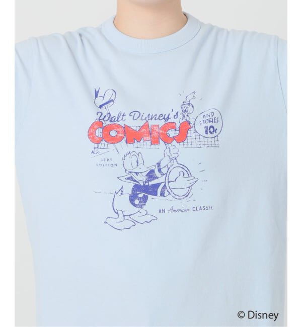 SLOBE IENA「《追加予約》Champion/チャンピオン SLOBE別注 /Mickey/Donald/ Tシャツ」|Tシャツ・カットソー|
