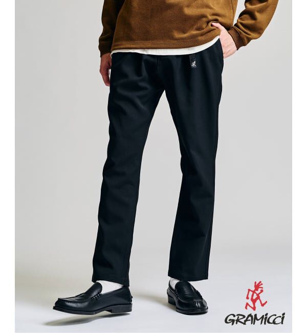417 EDIFICE「GRAMICCI グラミチ 417別注 ツイルストレッチパンツ」|スラックス|ブラック