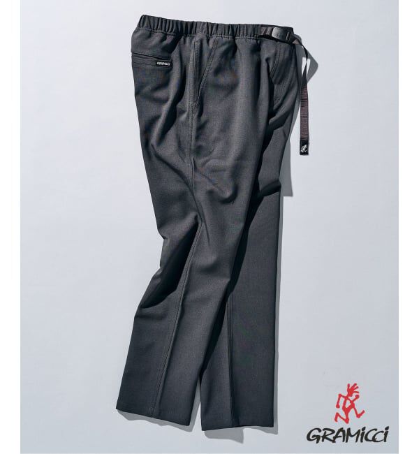 417 EDIFICE「GRAMICCI グラミチ 417別注 ツイルストレッチパンツ」|スラックス|グレー