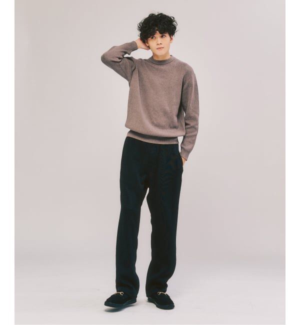 417 EDIFICE「コットンカシミヤ スムース クルーニット」|ニット・セーター|