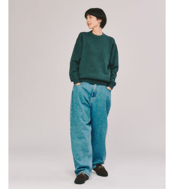 417 EDIFICE「コットンカシミヤ スムース クルーニット」|ニット・セーター|