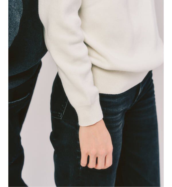 417 EDIFICE「コットンカシミヤ スムース クルーニット」|ニット・セーター|