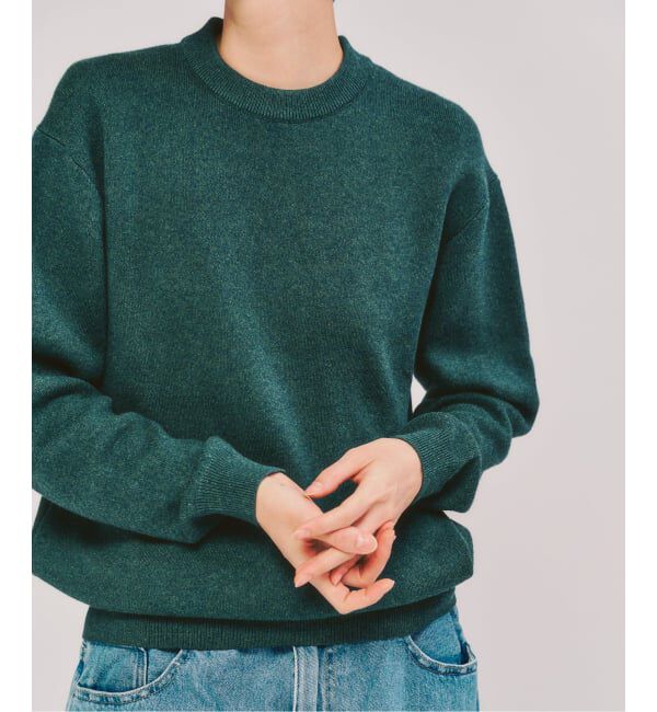 417 EDIFICE「コットンカシミヤ スムース クルーニット」|ニット・セーター|