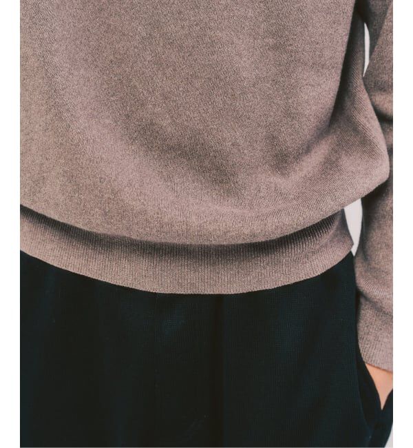 417 EDIFICE「コットンカシミヤ スムース クルーニット」|ニット・セーター|