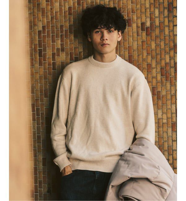 417 EDIFICE「コットンカシミヤ スムース クルーニット」|ニット・セーター|