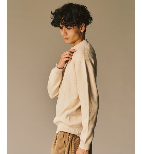 417 EDIFICE「コットンカシミヤ スムース クルーニット」|ニット・セーター|