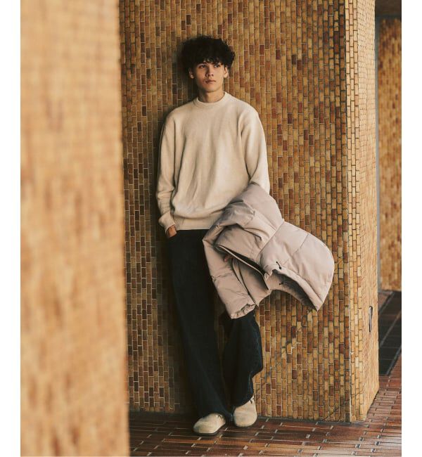 417 EDIFICE「コットンカシミヤ スムース クルーニット」|ニット・セーター|