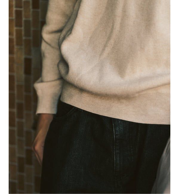 417 EDIFICE「コットンカシミヤ スムース クルーニット」|ニット・セーター|
