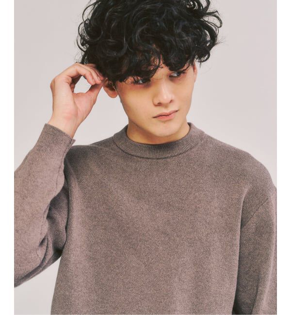 417 EDIFICE「コットンカシミヤ スムース クルーニット」|ニット・セーター|