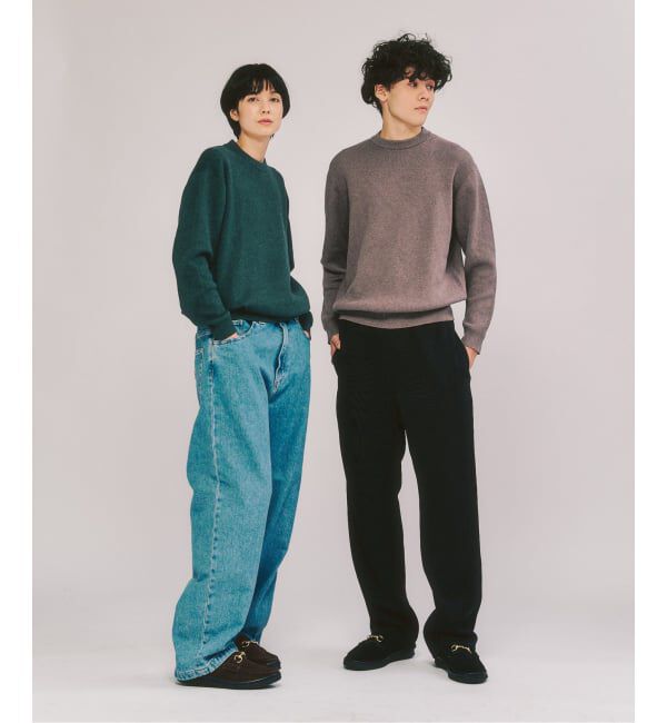 417 EDIFICE「コットンカシミヤ スムース クルーニット」|ニット・セーター|