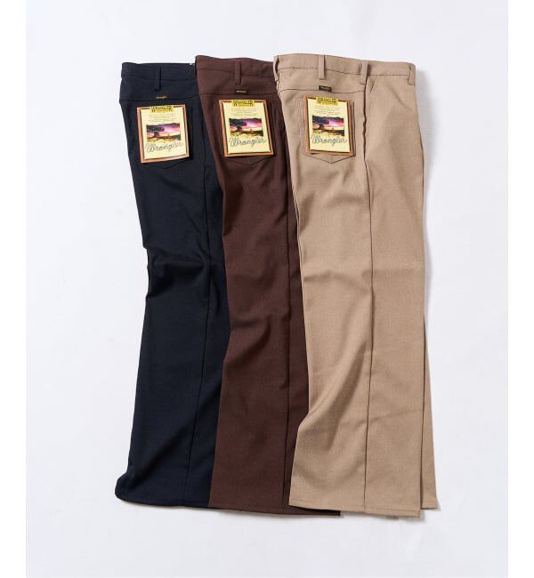 417 EDIFICE「Wrangler / ラングラー WRANCHER WIDE」|スラックス|