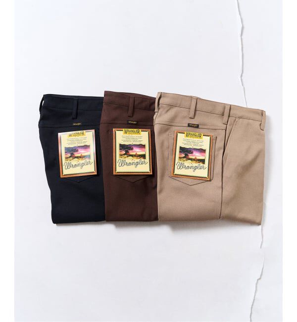 417 EDIFICE「Wrangler / ラングラー WRANCHER WIDE」|スラックス|