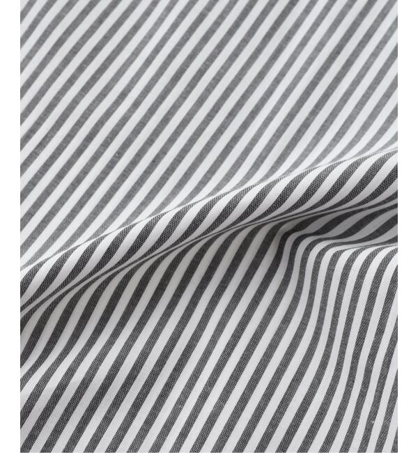 EDIFICE「D.SHORT ROUND TAB クレリック ストライプ」|シャツ・ブラウス|