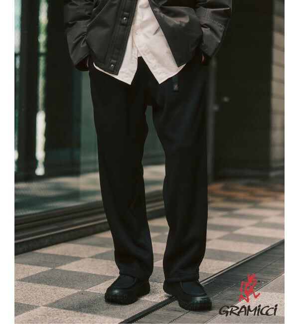 417 EDIFICE「GRAMICCI / グラミチ 417別注 ボンディング フリースパンツ」|その他|ブラック