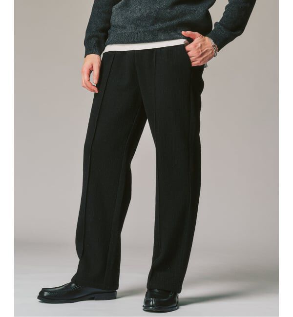 417 EDIFICE「ニットジャージーイージーパンツ」|スラックス|