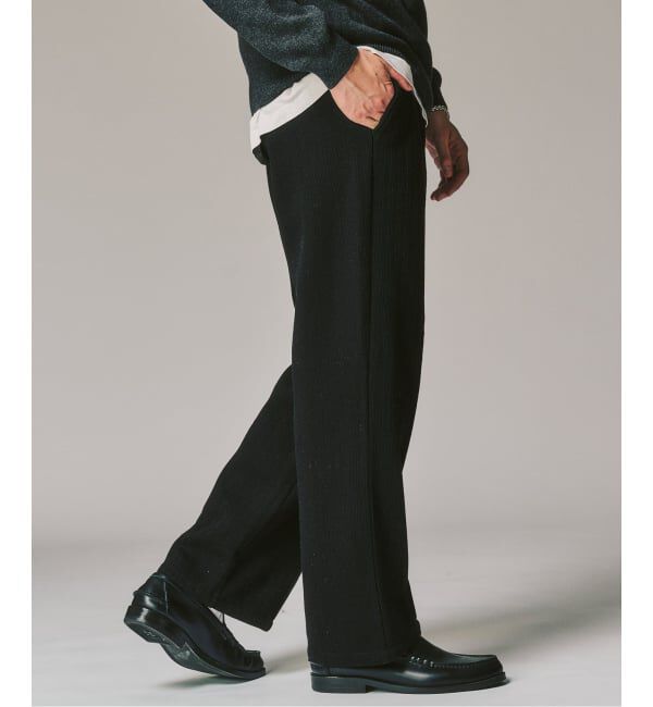 417 EDIFICE「ニットジャージーイージーパンツ」|スラックス|