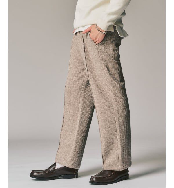 417 EDIFICE「ニットジャージーイージーパンツ」|スラックス|