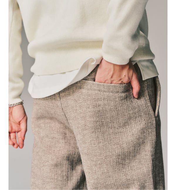 417 EDIFICE「ニットジャージーイージーパンツ」|スラックス|