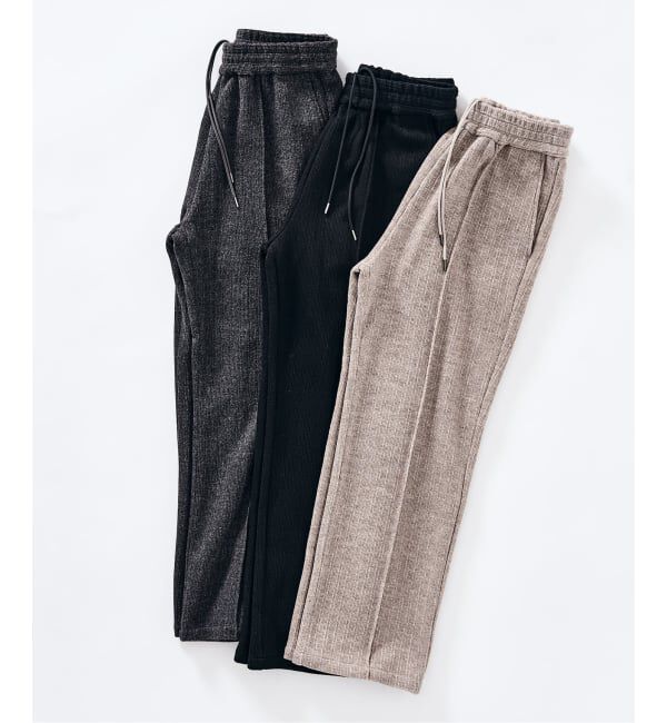 417 EDIFICE「ニットジャージーイージーパンツ」|スラックス|