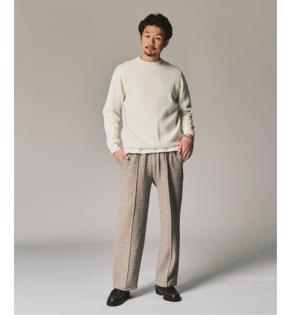 417 EDIFICE「ニットジャージーイージーパンツ」|スラックス|