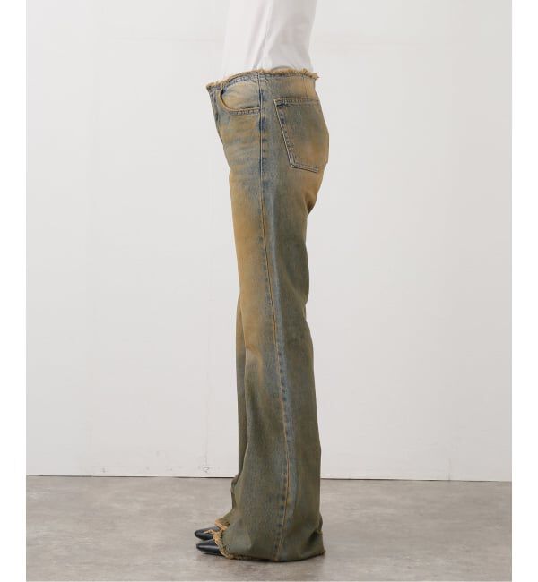 PULP「【Geek Office / ギークオフィス】s/e/o / エスイーオー FADED FLARED JEANS」|デニム|