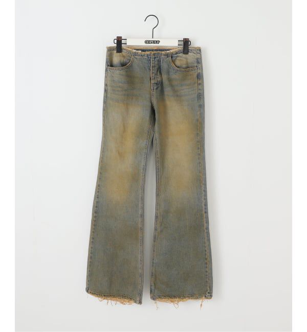 PULP「【Geek Office / ギークオフィス】s/e/o / エスイーオー FADED FLARED JEANS」|デニム|