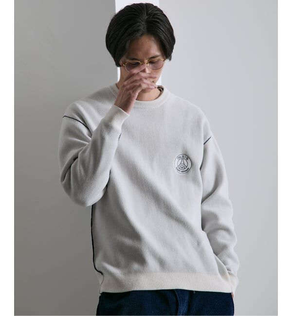 Paris Saint-Germain「《再入荷》【Paris Saint-Germain / パリ・サン＝ジェルマン】JP Mall knit pullover」|ニット・セーター|ホワイト