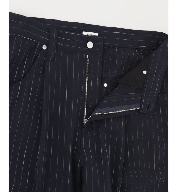 PULP「JIEDA / ジエダ STRIPE WIDE ONE TUCK PANTS」|スラックス|