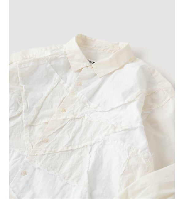 EDIFICE「CASEY CASEY(ケイシーケイシー) HAMNET FLOWER PATCHWORK シャツ」|シャツ・ブラウス|