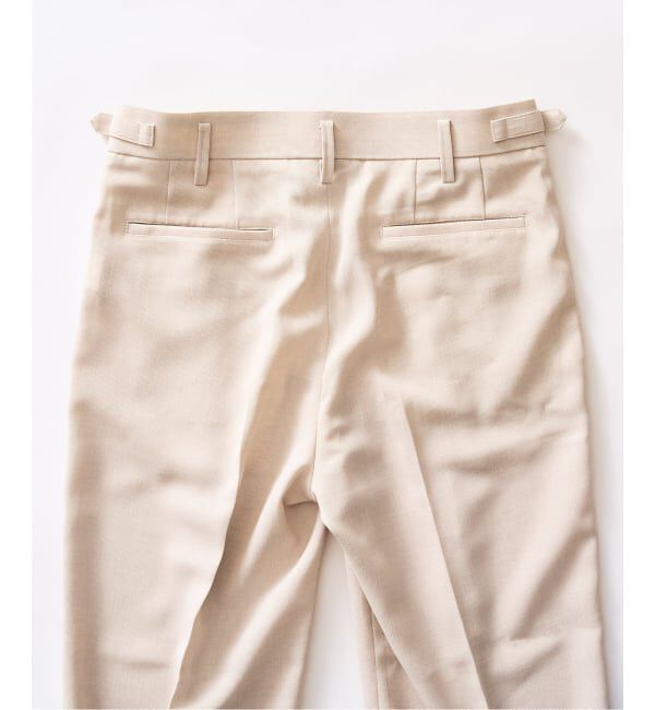 417 EDIFICE「【EVALET / エバレット】メッシュ 2タックパンツ "セットアップ着用可能"」|スラックス|