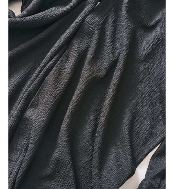 417 EDIFICE「クレープ クロップドスリーブ スキッパーシャツ」|シャツ・ブラウス|