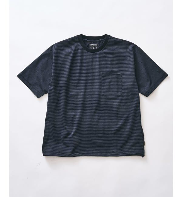 417 EDIFICE「PERFECTECH / パーフェクテック ショートスリーブT」|Tシャツ・カットソー|ネイビー A