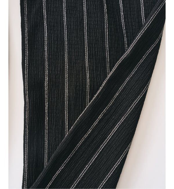 417 EDIFICE「ストライプ ジャージー トラックパンツ」|スラックス|