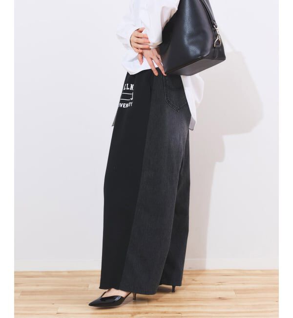 journal standard L'essage「【INSCRIRE*LEE*LESSAGE】ドッキングパンツ：デニム」|デニム|