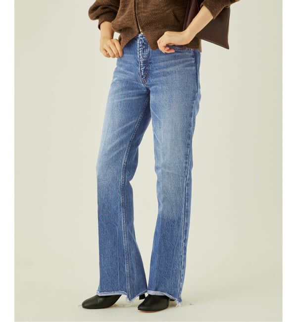 journal standard L'essage「《追加》【INSCRIRE /アンスクリア】002 Flare Denim：デニム」|デニム|ブルー A