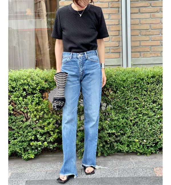 journal standard L'essage「《追加》【INSCRIRE /アンスクリア】002 Flare Denim：デニム」|デニム|