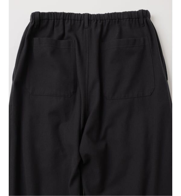 JOURNAL STANDARD「【FOLL / フォル】washed wool cotton knee tuck pants」|スラックス|