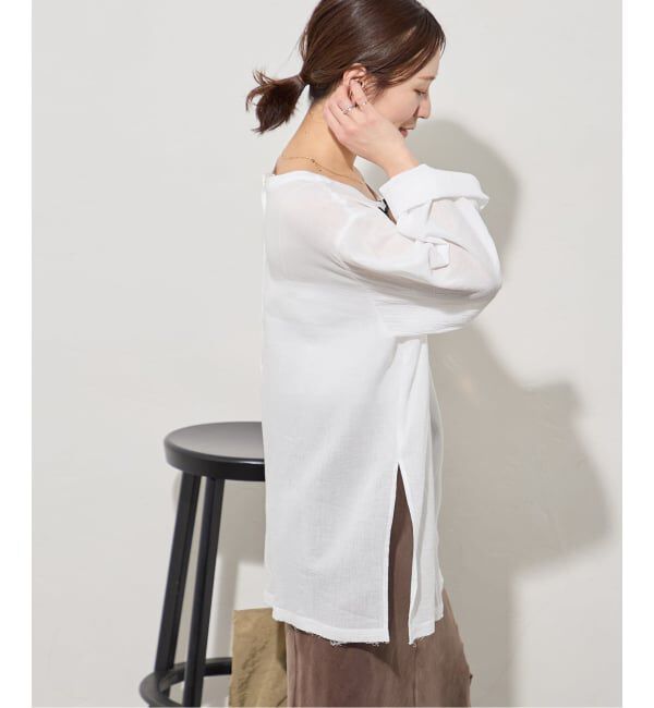 JOURNAL STANDARD「《追加予約》ソフトガーゼ2WAYビッグプルオーバー」|シャツ・ブラウス|
