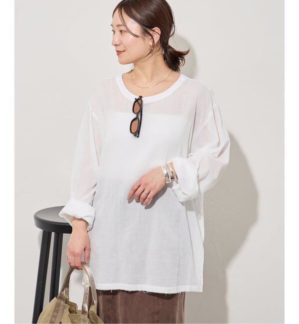 JOURNAL STANDARD「《追加予約》ソフトガーゼ2WAYビッグプルオーバー」|シャツ・ブラウス|