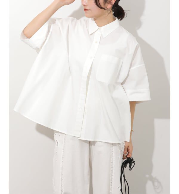 JOURNAL STANDARD relume「《予約》コットンブロード Aラインシャツ」|シャツ・ブラウス|ホワイト
