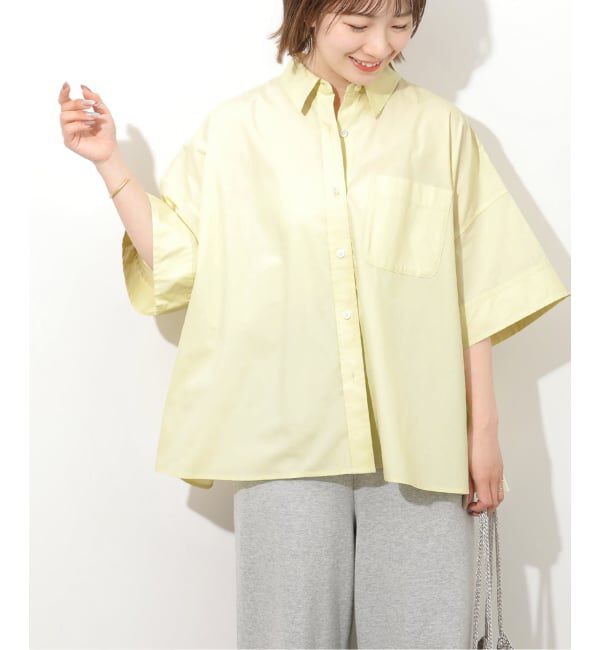 JOURNAL STANDARD relume「《予約》コットンブロード Aラインシャツ」|シャツ・ブラウス|イエロー