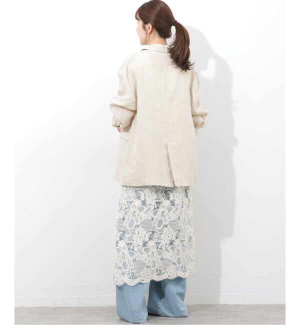 JOURNAL STANDARD relume「《予約》ベルギーリネンテーラードダブルジャケット」|テーラードジャケット|