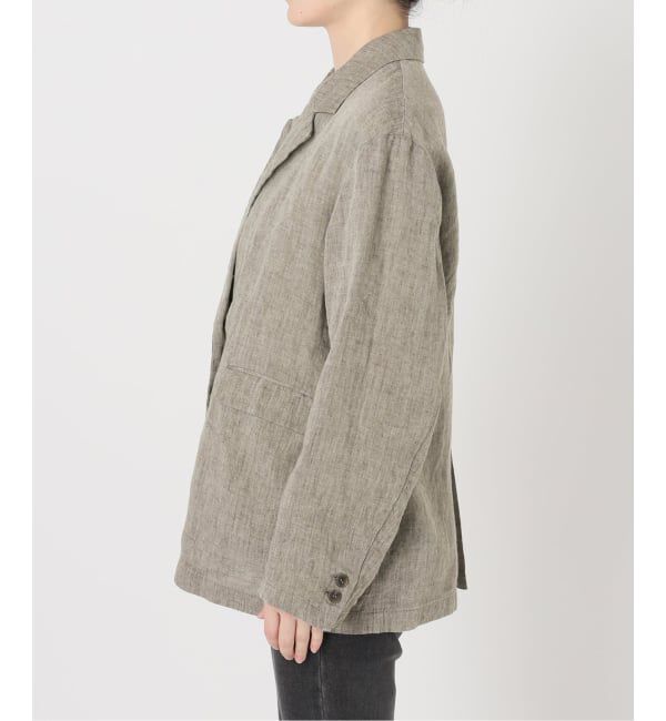 JOURNAL STANDARD relume「《予約》ベルギーリネンテーラードダブルジャケット」|テーラードジャケット|