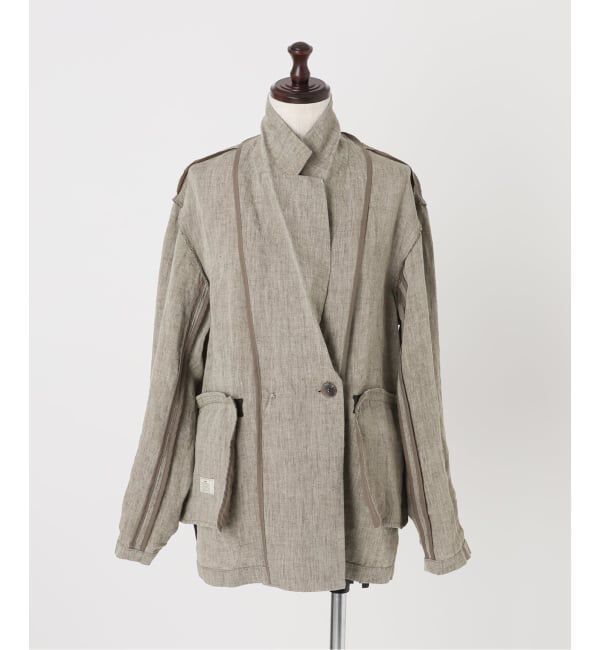 JOURNAL STANDARD relume「《予約》ベルギーリネンテーラードダブルジャケット」|テーラードジャケット|