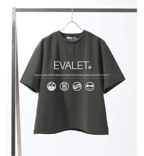 JOURNAL STANDARD「《予約》EVALET / エバレット スピンドル Tシャツ」|シャツ・ブラウス|カーキ