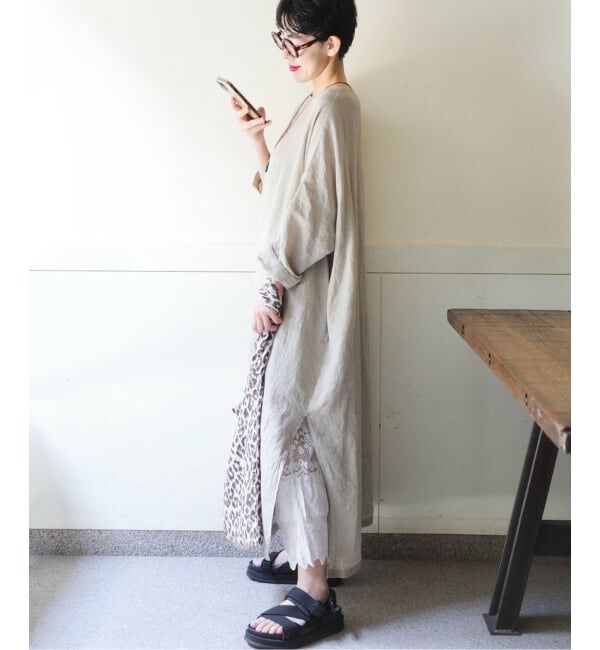 journal standard luxe「《予約》エアリネン Plain-DRESS」|ワンピース|