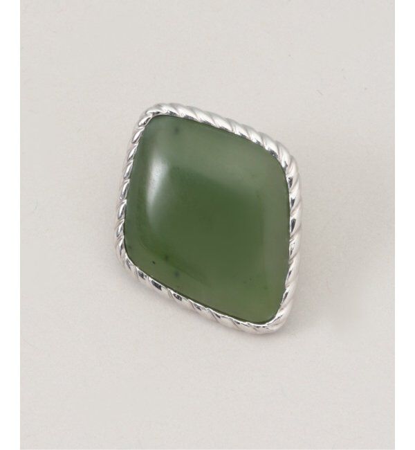 FRAMeWORK「PREEK /プリーク SQUARE STONE EARRINGS」|ピアス|