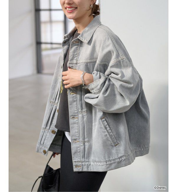 FRAMeWORK「≪追加≫エクストララージデニムジャケット 2」|デニムジャケット|グレーA