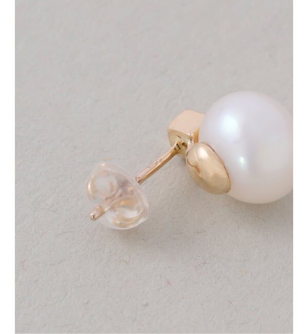 Lilas by Spick&Span「ポテトパールキューブピアス K10（両耳）」|ピアス|